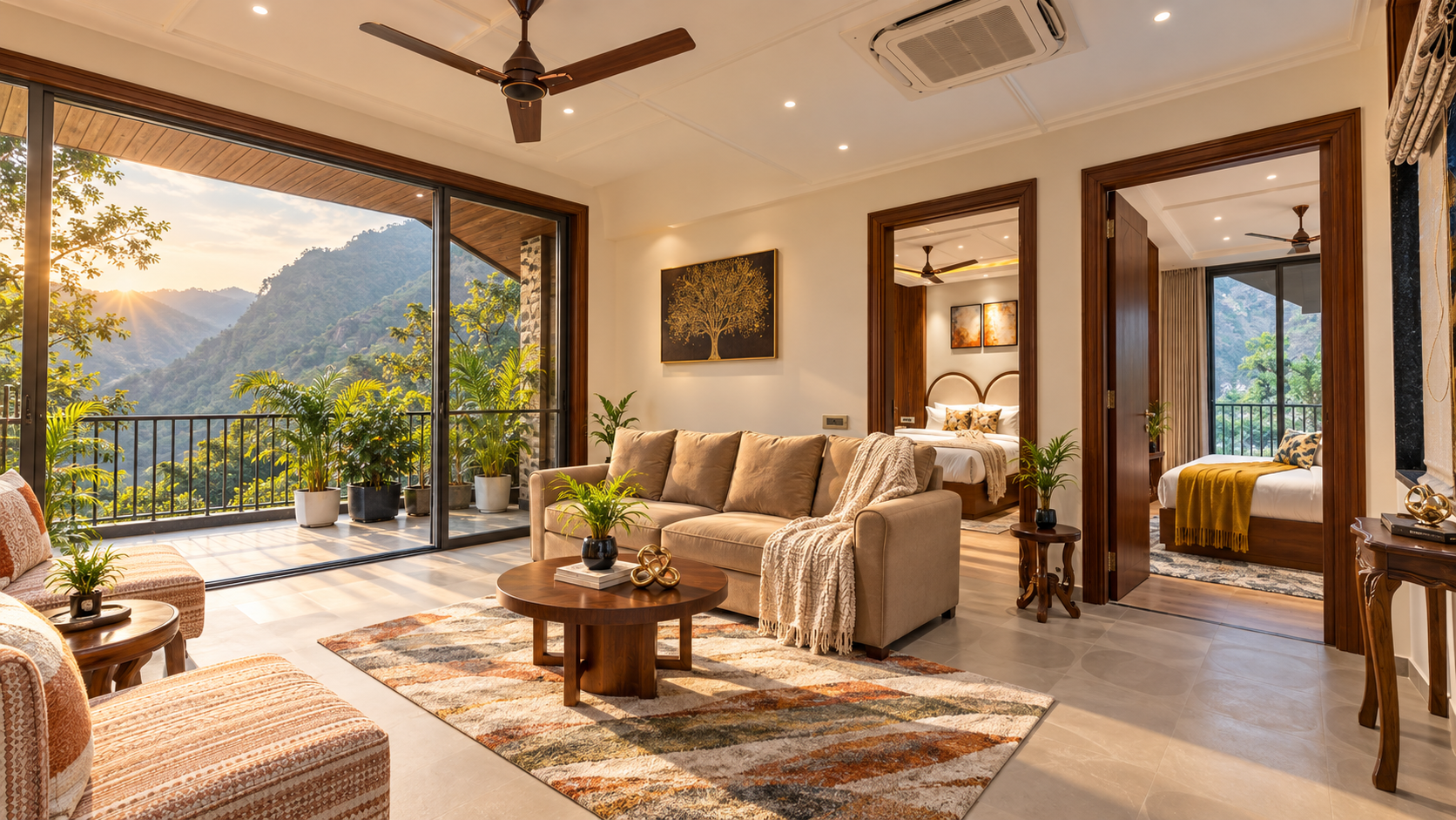The Basecamp at Song Vista Retreat | 2BR, Lounge & Bunk Den, Apartment in Dehradun, Uttarakhand